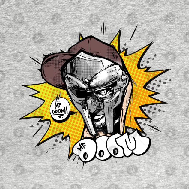 MF DOOM COMIC SKETCH DESIGN by Basic Lee